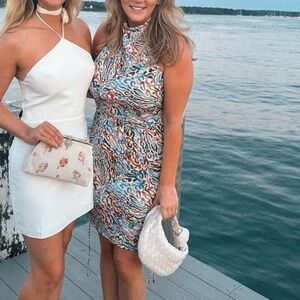 Amanda Uprichard Kaylee Mini dress in Lynx